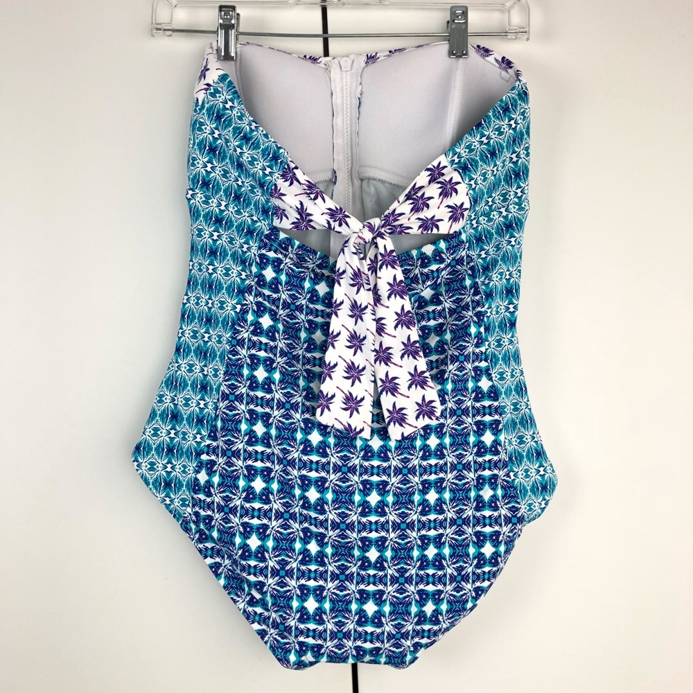 Tommy Bahama one piece swimsuit bandeau strapless - Picture 5 of 8